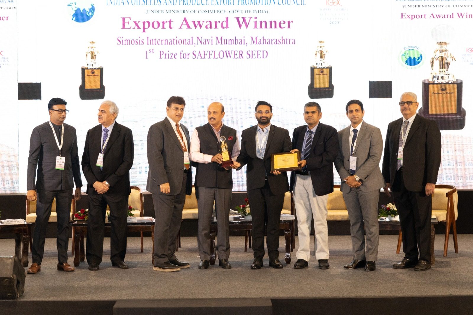 IOPEPC 1st Prize for Safflower Seed Export