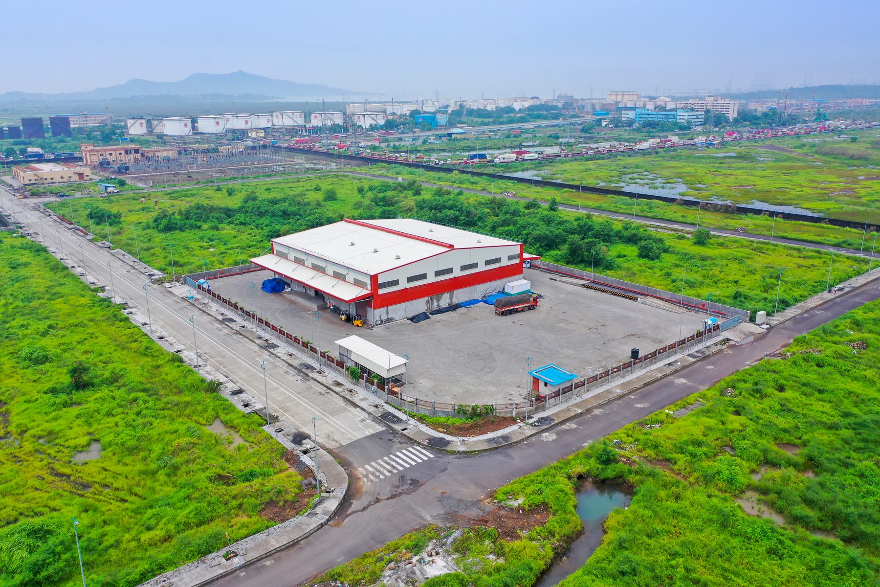 Simosis International facility aerial view