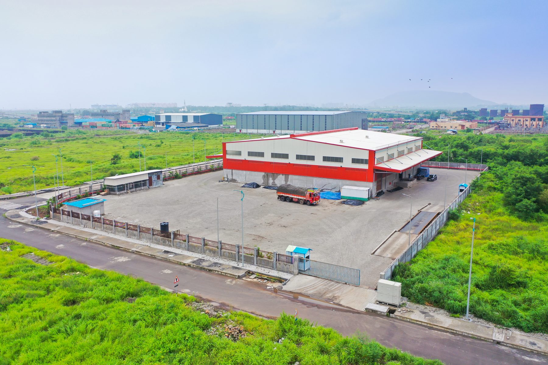 Simosis International facility aerial view